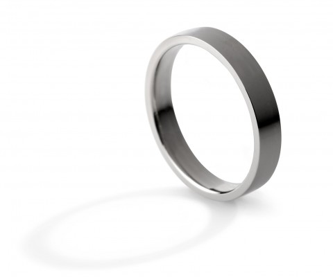 
	A.16 Comfort flat wedding ring 4 mm, natural color, polished
